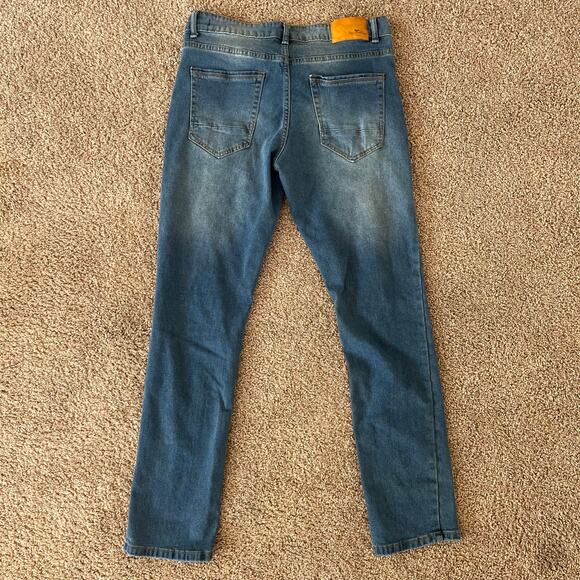 Smith & Mills Denim Men’s Jeans Size 34x32 Blue Wash Stretch Slim‑Fit Used - Picture 9 of 10